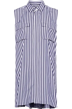 SACAI Jurk met vlakken