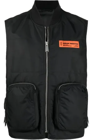 Heron Preston Bodywarmer met geritste zak