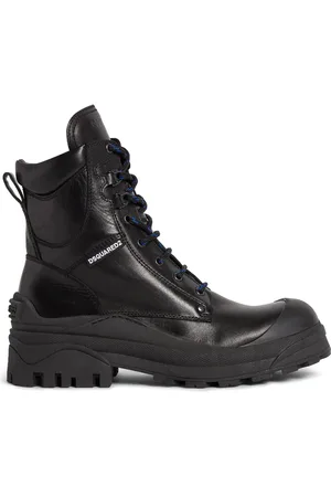 Dsquared2 Leren laarzen met vlakken