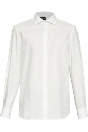 Emporio Armani Overhemd met jacquard