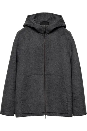 Prada Jas van scheerwol met rits