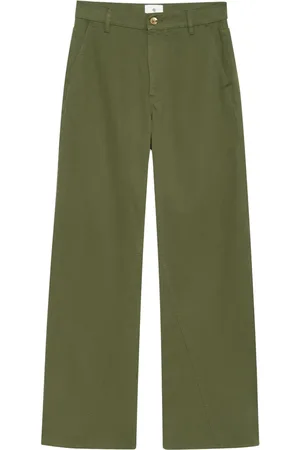 ANINE BING Broek met gewelfde afwerking