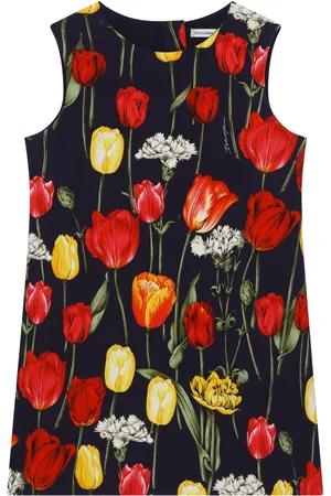 Dolce & Gabbana Jurk met tulpprint