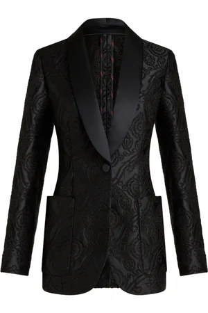 Etro Zijden blazer met jacquard