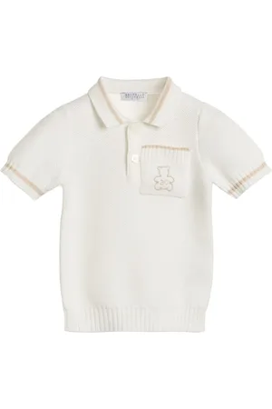 Brunello Cucinelli Poloshirt met geborduurd logo