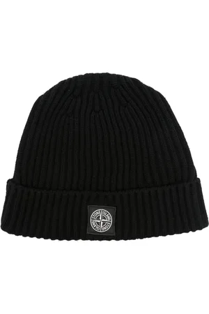 Stone Island Ribgebreide muts