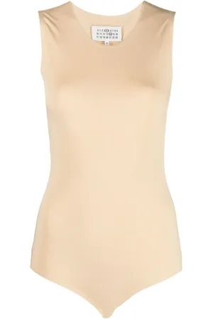 Maison Margiela Mouwloze body met ronde hals
