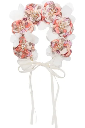 BONPOINT Haarband met bloemenpatch