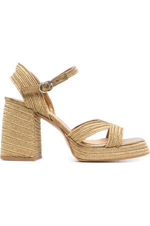 Castaner Metallic slingback sandalen