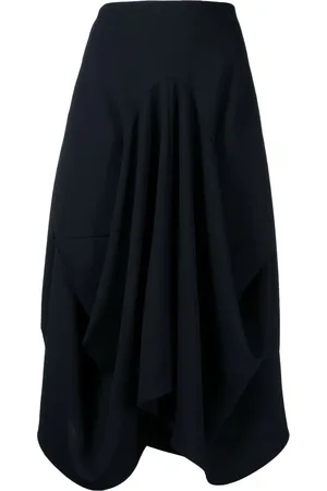 GOEN.J Gedrapeerde midi