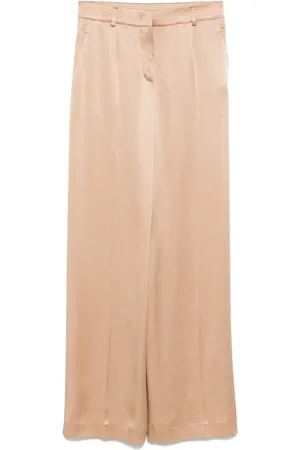Alberta Ferretti Satijnen broek