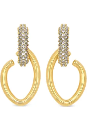 Oscar de la Renta Pavé O oorbellen met hanger
