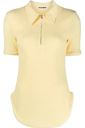 Jil Sander Poloshirt met halve rits