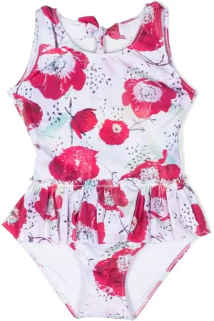Le pandorine Badpak met bloemenprint