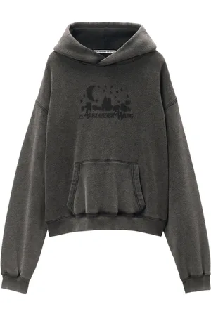 Alexander Wang Katoenen hoodie met logo jacquard