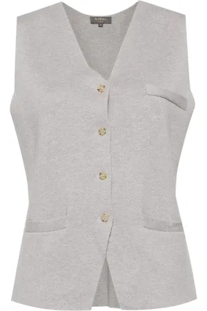 N.PEAL Mila gilet met V