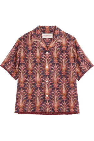 VALENTINO GARAVANI Bowlingshirt met Voyage Imaginaire
