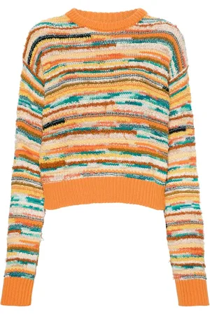 Alanui Gestreepte intarsia trui