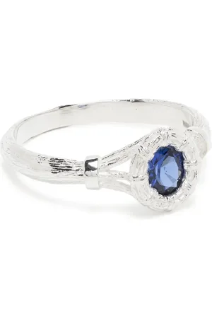 Bleue Burnham Ring met saffier