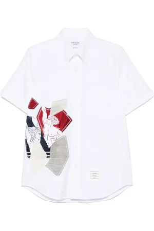 Thom Browne Overhemd met patchwork