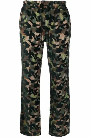 JUST DON Broek met camouflageprint