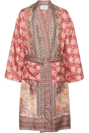 Etro Zijden badjas met print