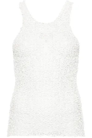 Maison Margiela Doorzichtige tanktop