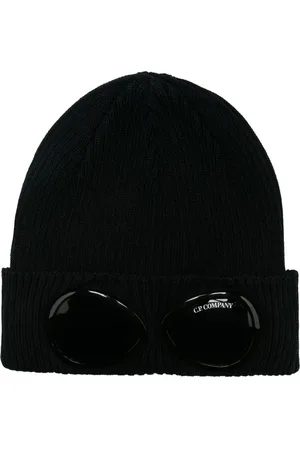 C.P. Company Geribbelde muts met goggle detail