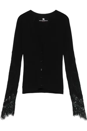 ERMANNO SCERVINO Vest met kanten vlakken