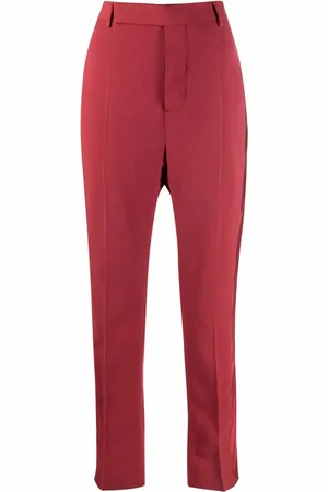 Rick Owens Broek met satijnen afwerking