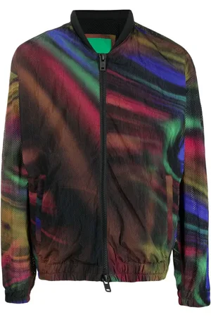 Emporio Armani Bomberjack met abstracte print