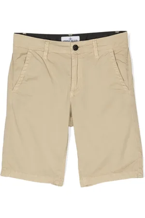 Stone Island Shorts met logopatch