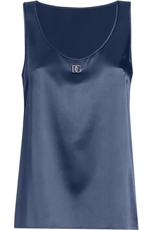 Dolce & Gabbana Tanktop met logoplakkaat