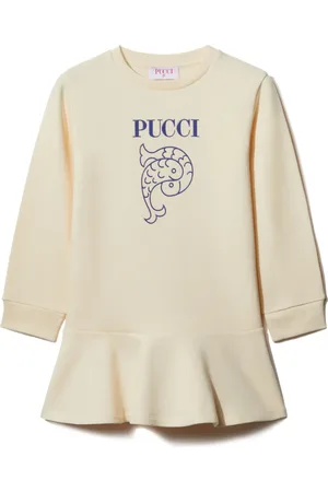 PUCCI Junior Jurk met logoprint