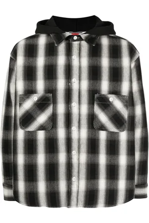 SAINT MXXXXXX Geruit katoenen shirtjack