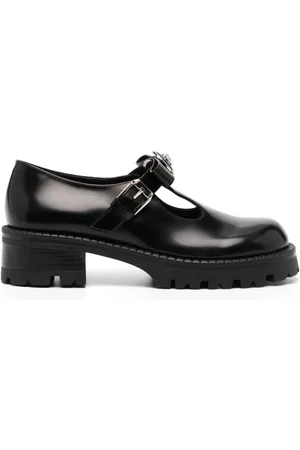 VERSACE Gianni Ribbon leren loafers