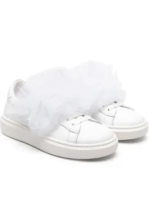 Elisabetta Franchi Leren sneakers
