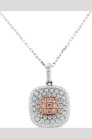 HYT Jewelry 18kt witgouden halsketting met diamant