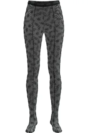 MACCAPANI The Footed legging met monogramprint