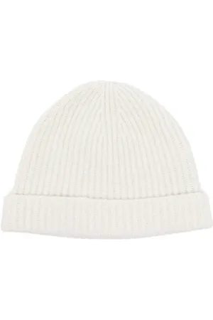 N.PEAL Geribbelde lurex muts