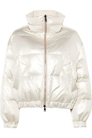 Brunello Cucinelli Donsjack met rits