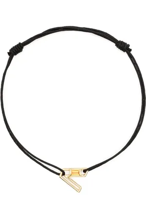 Aliita 9kt geelgouden Letra V citrien armband