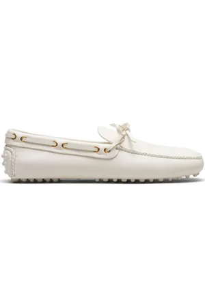 CAR SHOE Leren bootschoenen met veters