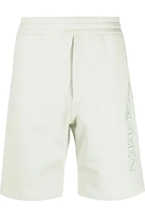 Alexander McQueen Bermuda shorts met geborduurd logo