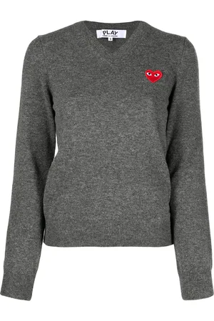 Comme des Garçons Trui met geborduurd patroon