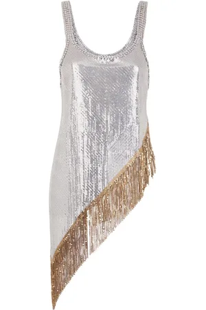 Paco rabanne Tanktop met franje