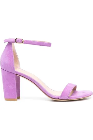 Stuart Weitzman Nearly Nude suède sandalen