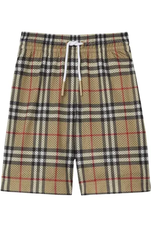 Burberry Vintage check geperforeerde shorts