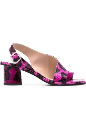 Scarosso Jill sandalen met slangenhuid