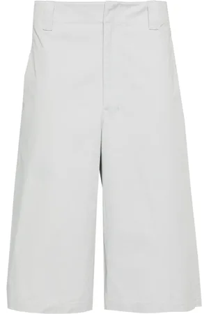 LEMAIRE Katoenen bermuda shorts met stiksels